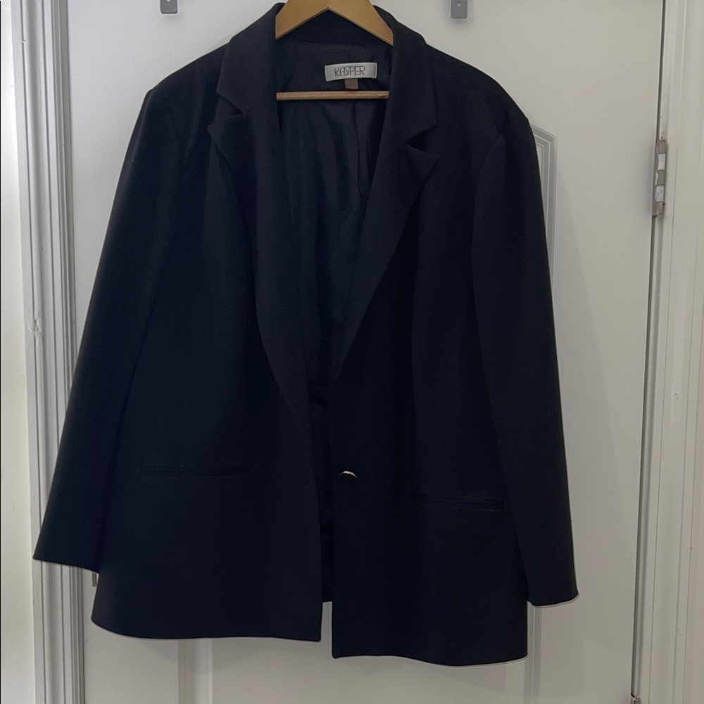 Kasper Classic Black Suit